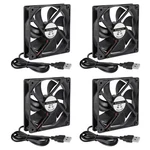 4PCS 120MM Usb Brushless Cooling Fan X 25MM Dc 5V Quiet 120.... Fixed Price $25.04.