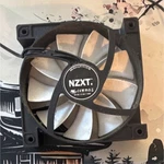 Nzxt RF-FN122-RB 120MM Rifle Bearing 3-PIN Case Fan Black/white 12V. Fixed Price $10.00.
