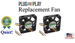 2X New Quiet Replacement Fans For D-link DGS-3627G. Fixed Price $45.95.