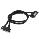 Ecsing 22 Pin Sata Power Extension Cable 7+15 To Female Data With Loc. Fixed Price $14.92.