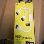 Corsair Icue Link Cable Y-splitter White 600MM (23.6 ) Pc Accessory. Fixed Price $19.00.