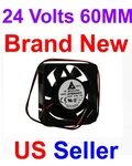 Brand New 24V Dc Brushless AFB0624EH Delta 60MM X 25MM Fan. Fixed Price $15.50.