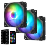 Vetroo 3 Pack Black Frame 120MM Argb & Pwm Led Pc Computer Case Cooling Fans Usa. Fixed Price $29.99.
