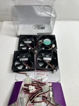 Silent Fan SAF-S83-E1 Set Of 4 80X80X25MM 12VDC Cooler Master Computer Cpu. Fixed Price $19.99.