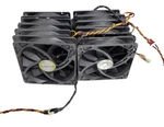 Scythe 120MM 3 Pin Computer Case Fans Pc Gaming Dc 12V SY1225SL12SL (lot X10).. Fixed Price $130.00.