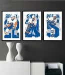 New York Art Print/poster Fan Pack 3 Prints! Islanders Stanley Cup 1981. Fixed Price $23.99.