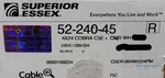 Superior Essex 24/4P Cobra CAT5E+ Cmr Network Cable WHITE/100FT. Fixed Price $34.99.