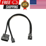 Crj 4-PIN Molex High Power Pc Fan Adapter Cable 10-INCH 25CM, Black Sleeved.... Fixed Price $17.59.