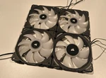 4X Corsair 120MM Pwm Pc Case Fan - 1X ML120 Pro Rgb 3X SP120 Series. Fixed Price $42.85.