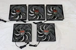 Rosewill DF1202512SELN 120MM 12V Black Case Fan 3-PIN 4-3/4" X Lot Of. Fixed Price $16.95.