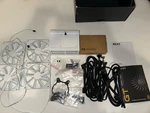 Nzxt H9 Flow Stock Fans And Accessories With Evga Psu Cables. Fixed Price $34.99.