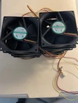 (lot Of 10) Evercool 80X80X25MM Cooling Fan W/ 3 Pin Connector EC8025M12SA. Fixed Price $70.00.