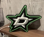 Dallas Stars Led Light Sign 5V Usb Dimmable Nhl Hockey Fan Decor 10X8. Fixed Price $39.99.