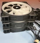 Corsair AF120 Led 120MM White Case Fan 3-PACK High Airflow. Fixed Price $15.00.