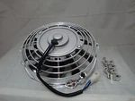 7 Inch Chrome Silver Motor Low Profile High Performance Thermo Fan. Fixed Price $27.99.