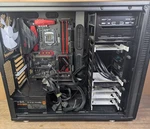 Fractal Design Define Mid-tower Case (FDCADEFR5BK) + Z270 Motherboard. Fixed Price $180.00.