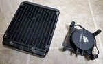 Corsair CW-9060013-WW Aio Hydro H90 140MM Radiator Liquid Cpu Heatsink Cooler. Fixed Price $55.00.