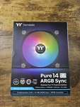 Thermaltake CL-F080-PL14SW-A Pure Argb Sync Radiator Tt Premium, 3 Fan Pack. Fixed Price $65.00.