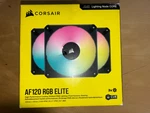 New Corsair AF120 Rgb Elite 120MM Black Case 3X Fans. Fixed Price $89.99.