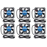 Melife 6PCS 40MM X10MM Dc 5V Usb Brushless Cooling Fan, Dual Ball 4010. Fixed Price $14.76.