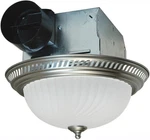 DRLC702 Round Bath Fan With Light, Nickel. Fixed Price $145.11.