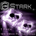 Purple 80MM 120MM 4-LED Quad Light Neon Pc Computer Case Clear Cooling Fan Mod X. Fixed Price $15.79.