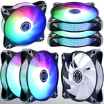 Ds Rgb Fans, 120MM 6 Pack Cooling Led For White Black Pc Case, Cpu .... Fixed Price $27.89.
