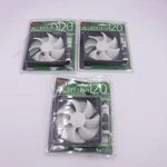 3 Pack Silenx Silent Fans EFX-12-15T 120MM. Fixed Price $64.99.