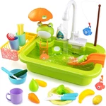 Play Sink With Running Water,kids Toy Automatic Cycle System,sin. Fixed Price $53.99.