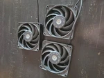 3X Gentle Typhoon 120MM Black Edition Darkside Pc Case Fan Sleeved Cables. Fixed Price $40.00.