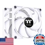 Thermaltake CT120 Pc Cooling White 2-FAN Pack Daisy-chain Design Speeds. Fixed Price $37.66.