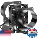 Wderair 80MM 25MM 3 Inch Duct Household Ventilation 12V Exhaust Fan With Speed. Fixed Price $47.16.