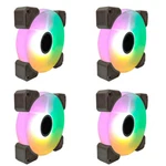 Us 4 Pcs Computer Gaming Case Rgb Led Fans Cooling Quiet Colorful Frame 120MM. Fixed Price $20.59.