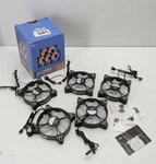 Pack Of 5 Aigo AR12PRO Pwm Gaming Computer Cooling Fan Case 120MM Led Argb Light. Fixed Price $49.60.