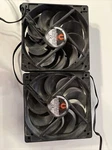 Pair Of 3-PIN Bitfenix Brushless Dc Case Cooling Fan BFF-SCF-12025KK-RP. Fixed Price $8.50.