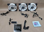 3-PACK: Azza Hurricane Ii Digital Rgb 120MM X 25MM 4-PIN Pwm Cooling Fan Kit. Fixed Price $36.00.