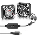 Mini Usb Fan W/ Speed Control 5V Cooling For Vr Helmet Xbox 2PACK 40MM 10MM. Fixed Price $18.00.