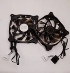 Pano-mounts 12025SRGB Moisture-proof Fan 2-PACK 12V Dc High Airflow Computer.... Fixed Price $16.99.