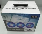 Msi Mpg EZ120 Argb WHITE-3W 120MM Fans, Magnetic Connector. Fixed Price $80.00.
