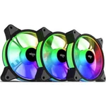 3 Pack Aigo Argb Addressable Led Quiet Pc Cooling Fan & 1 Remote Control. Fixed Price $49.50.