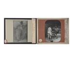 2 Antique Magic Lantern Glass Slides Whistler Dancer & Good Brother. Fixed Price $33.95.