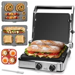 Baker's Friend Bakers 4-SLICE Panini Press Grill Cheese Sandwich Maker. Fixed Price $119.53.