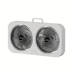 Dual Head Usb Fan With 360 Rotatable Blades, Wall Mounted Free Standing. Fixed Price $49.20.