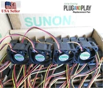 Quiet Version! Cisco SG200-50P Fan Kit 4X Sunon 18DBA Noise Best Homenetwork. Fixed Price $99.95.