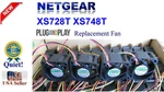 4X Quiet Version (18DBA) Replacement Fans For Netgear XS728T XS748T. Fixed Price $119.95.