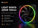 (new Without Box Version) Be Quiet! Light Wings Argb 120MM Pc Case Fan Black. Fixed Price $22.09.