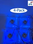 4-PACK: New Blue Led 135MM Replacement Cooling Fan For Atx Power Supply W/ 140MM. Fixed Price $19.50.
