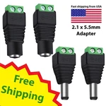 Dc Power Plug Female Jack Connector 2.1 X 5.5MM Adapter Lot. Fixed Price $32.10.
