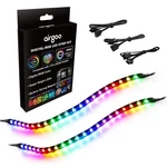 Addressable Pc Led Strip Airgoo 2X13.8IN WS2812 Rgbic Rainbow Magnetic Argb. Fixed Price $23.02.