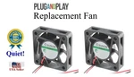 Quiet Version! D-link DES-3350 Fan Kit, 2X Sunon 12 18DBA Noise Best Homenetwork. Fixed Price $29.95.